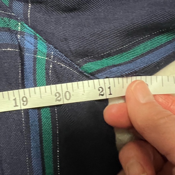 Old Navy women’s tunic Blue and Green Checkered Shirt - Picture 5 of 6